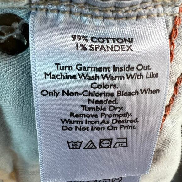 EDDIE BAUER Boyfriend Jean Shorts in Light Blue Women's Size 0 - Picture 10 of 13